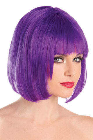 BW090PR Short Bob Wig Purple