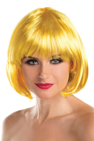 BW090YW Short Bob Wig Yellow