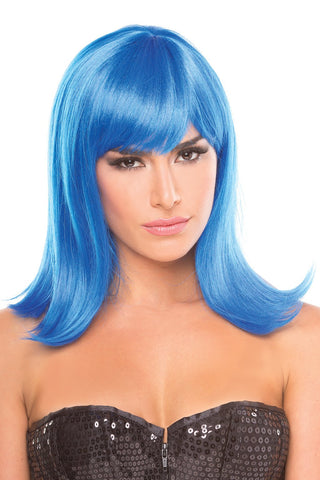 BW093DB Doll Wig Dark Blue