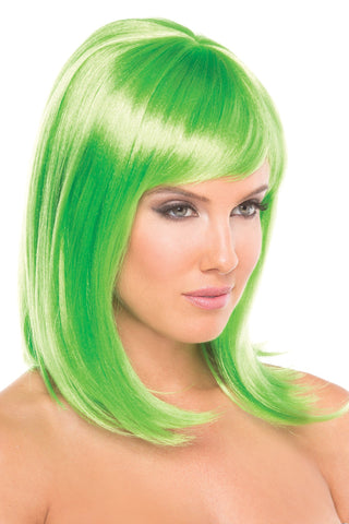 BW093GR Doll Wig Green