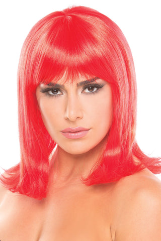 BW093RD Doll Wig Red