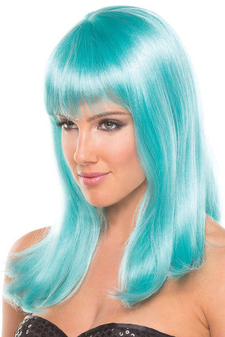 BW094LB Hollywood Wig Light Blue