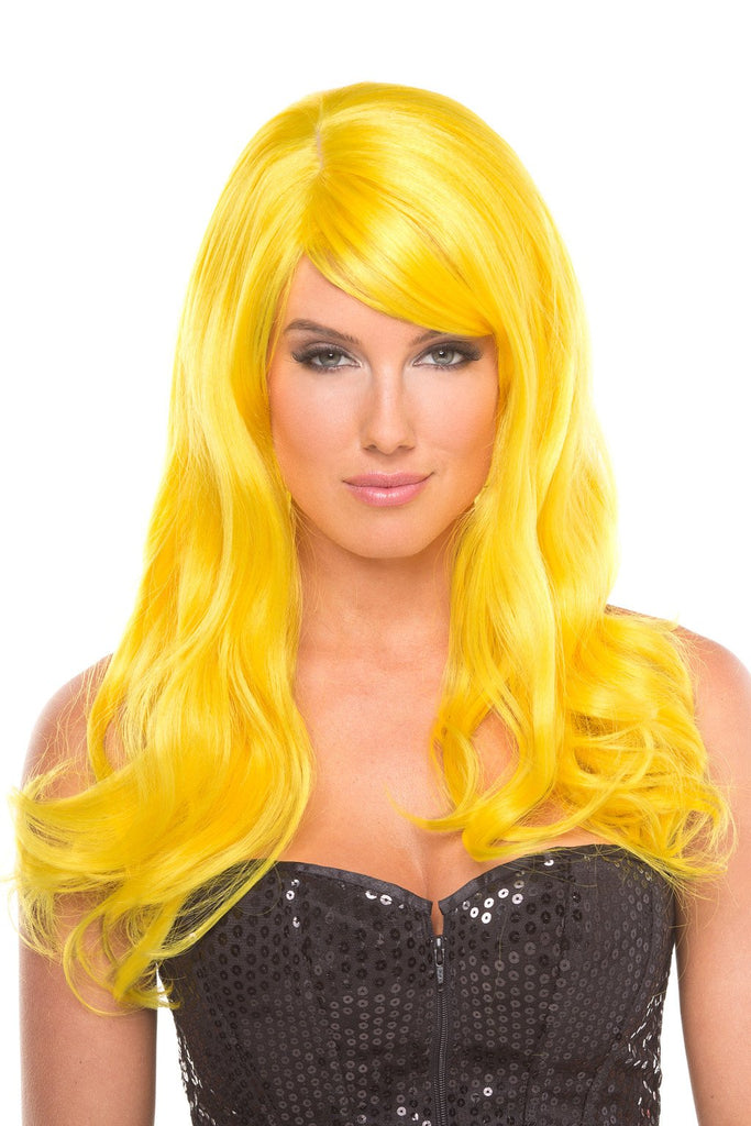 BW095YW Burlesque Wig Yellow