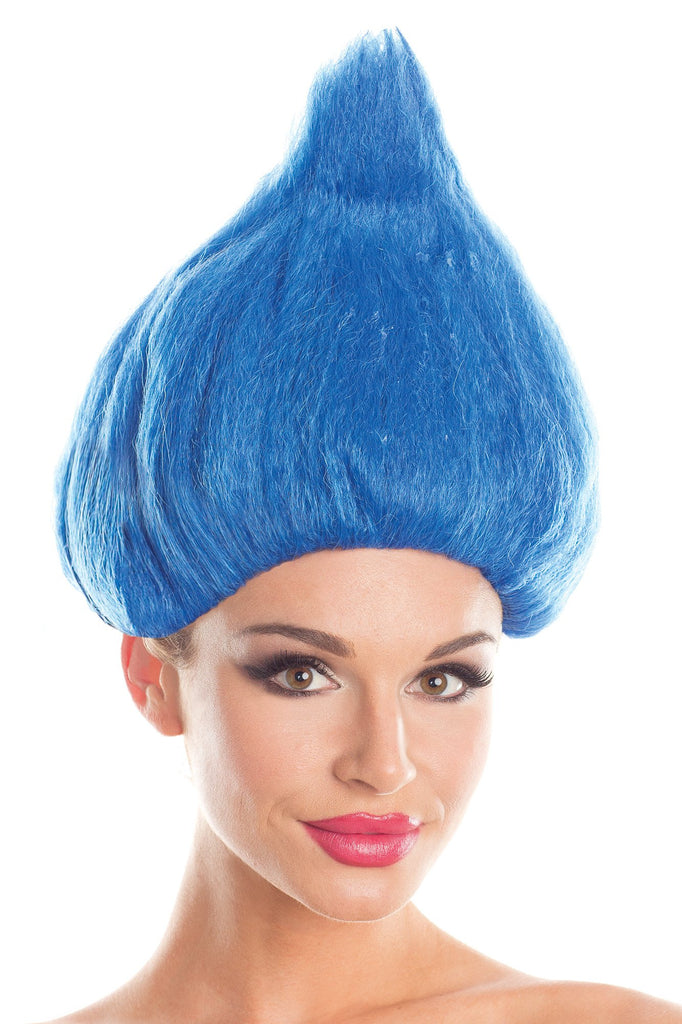 BW099BL Troll Wig Unisex Blue