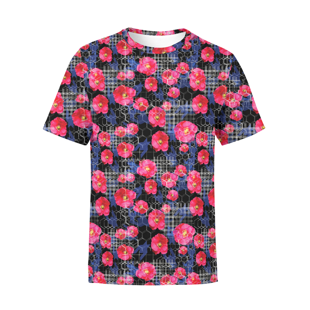 Men's Digital Flowers T-Shirt