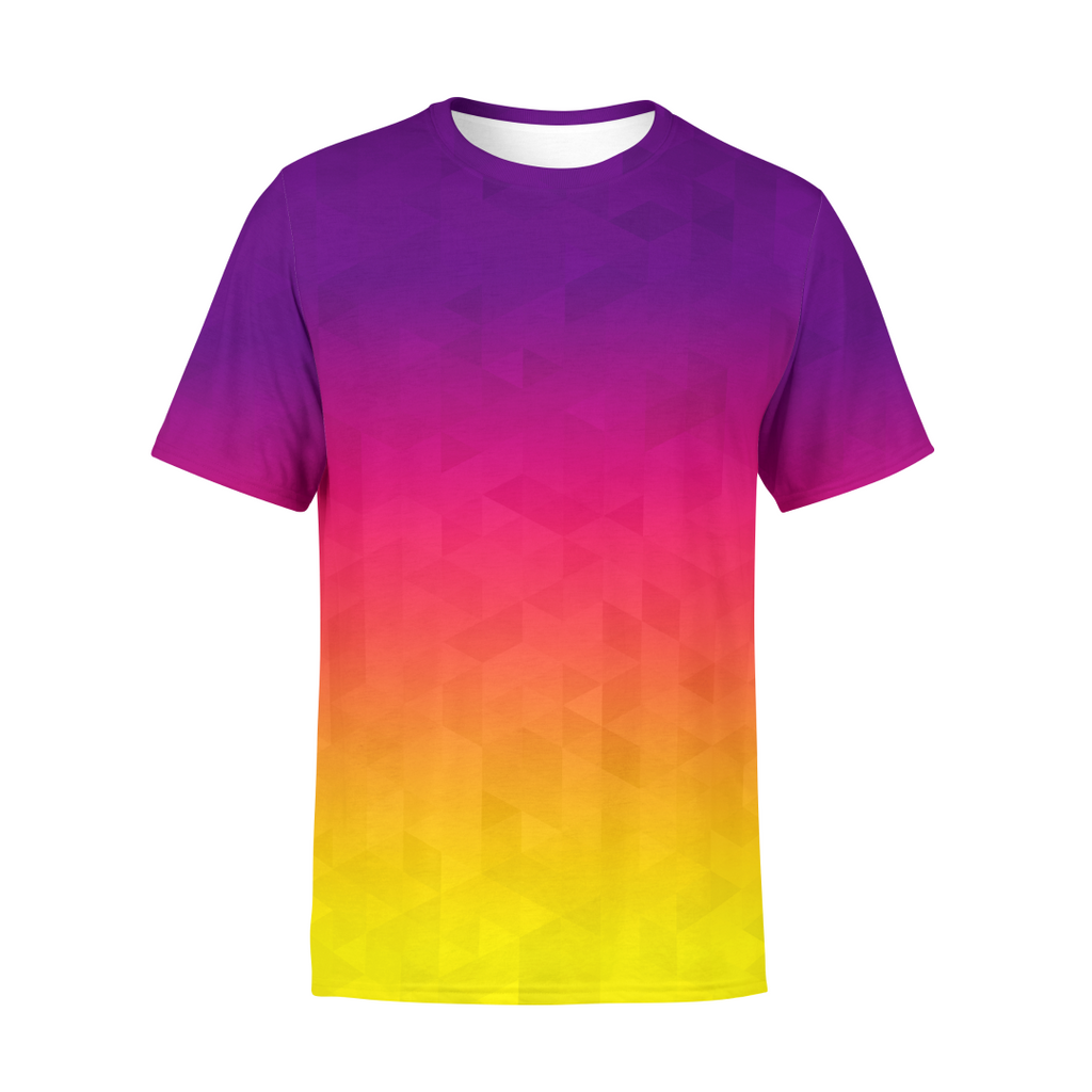 Men's Sunset Triangles T-Shirt
