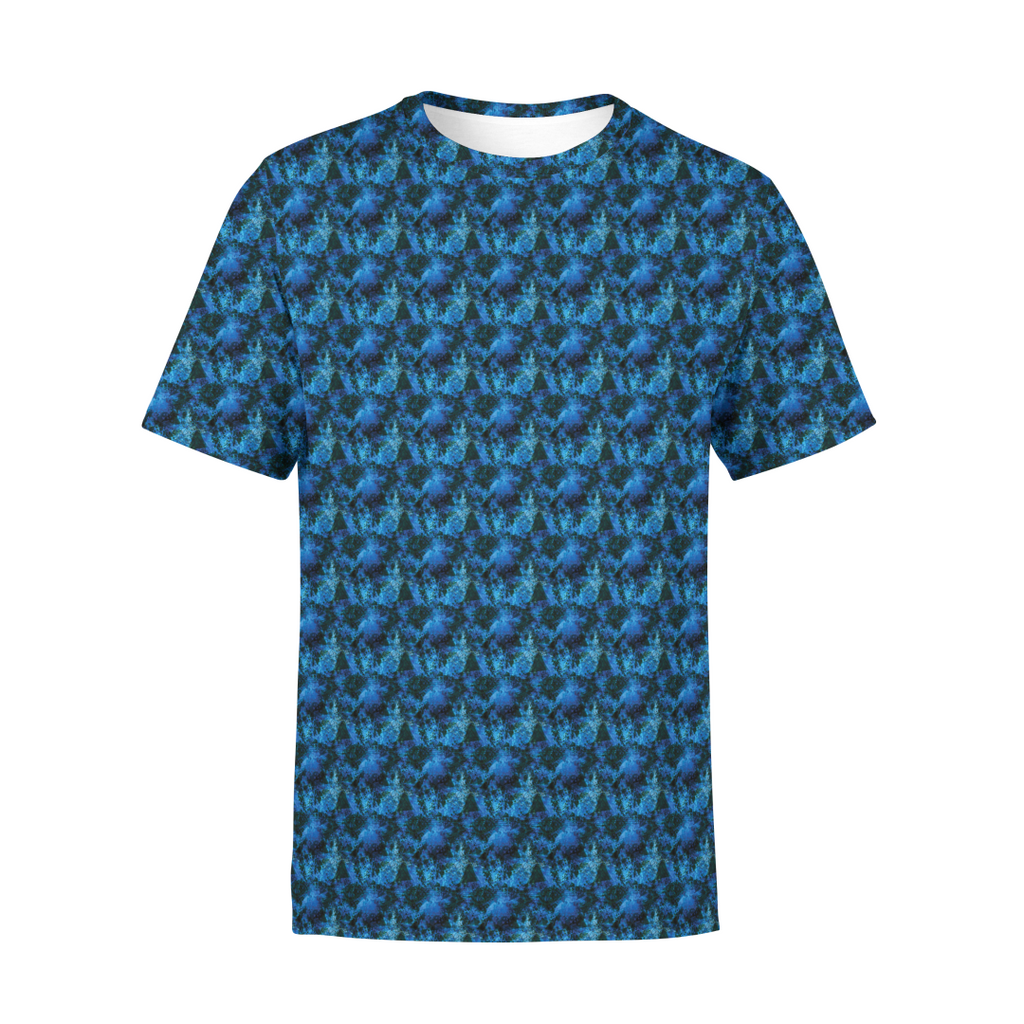 Men's Dark Blue Crystalline T-Shirt