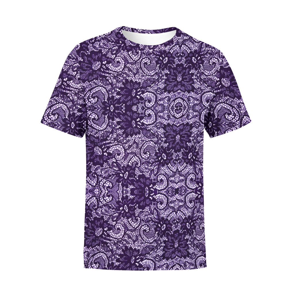 Men's Purple lace T-Shirt