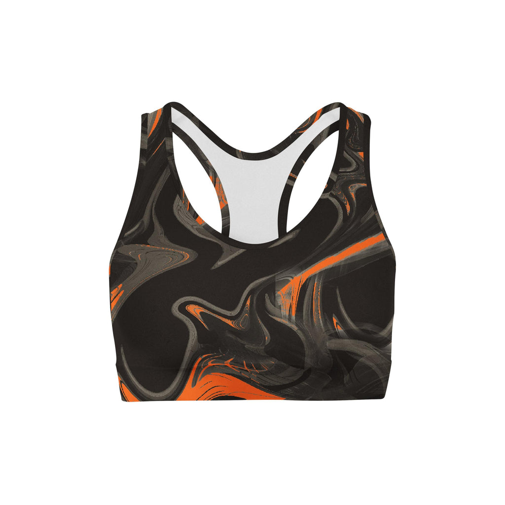 Spooky Marble Sports Bra