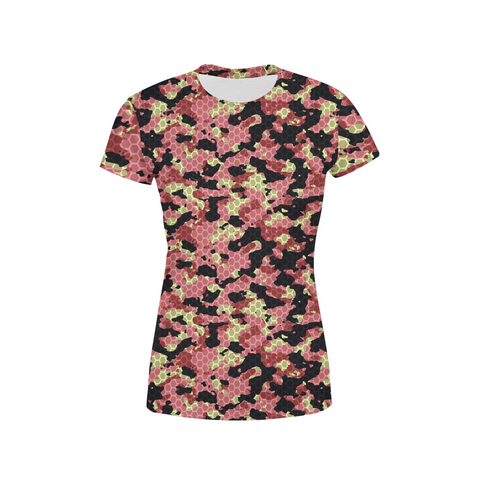 Women's Pink Stone Camo T-Shirt