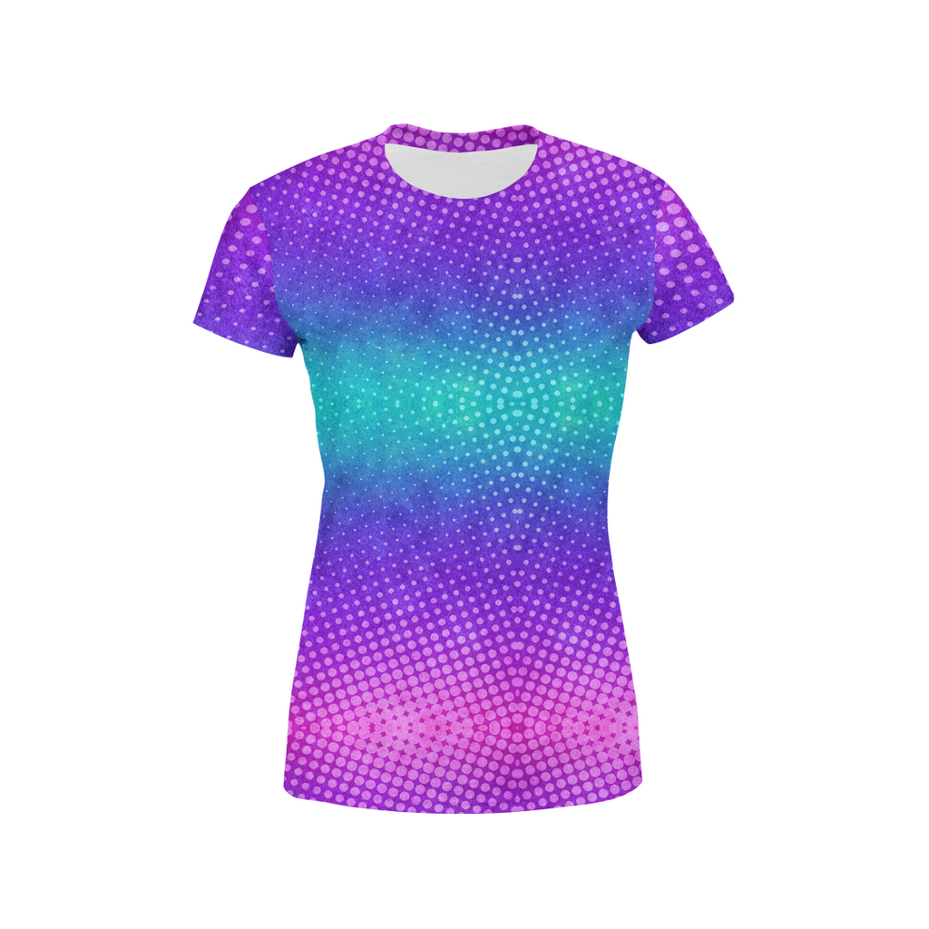 Women's Colorful Dots T-Shirt
