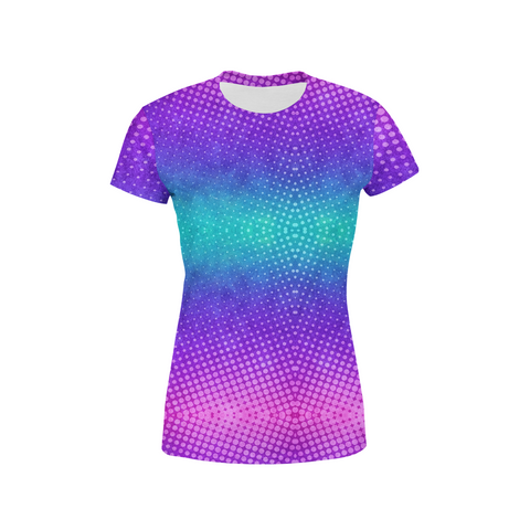 Women's Colorful Dots T-Shirt