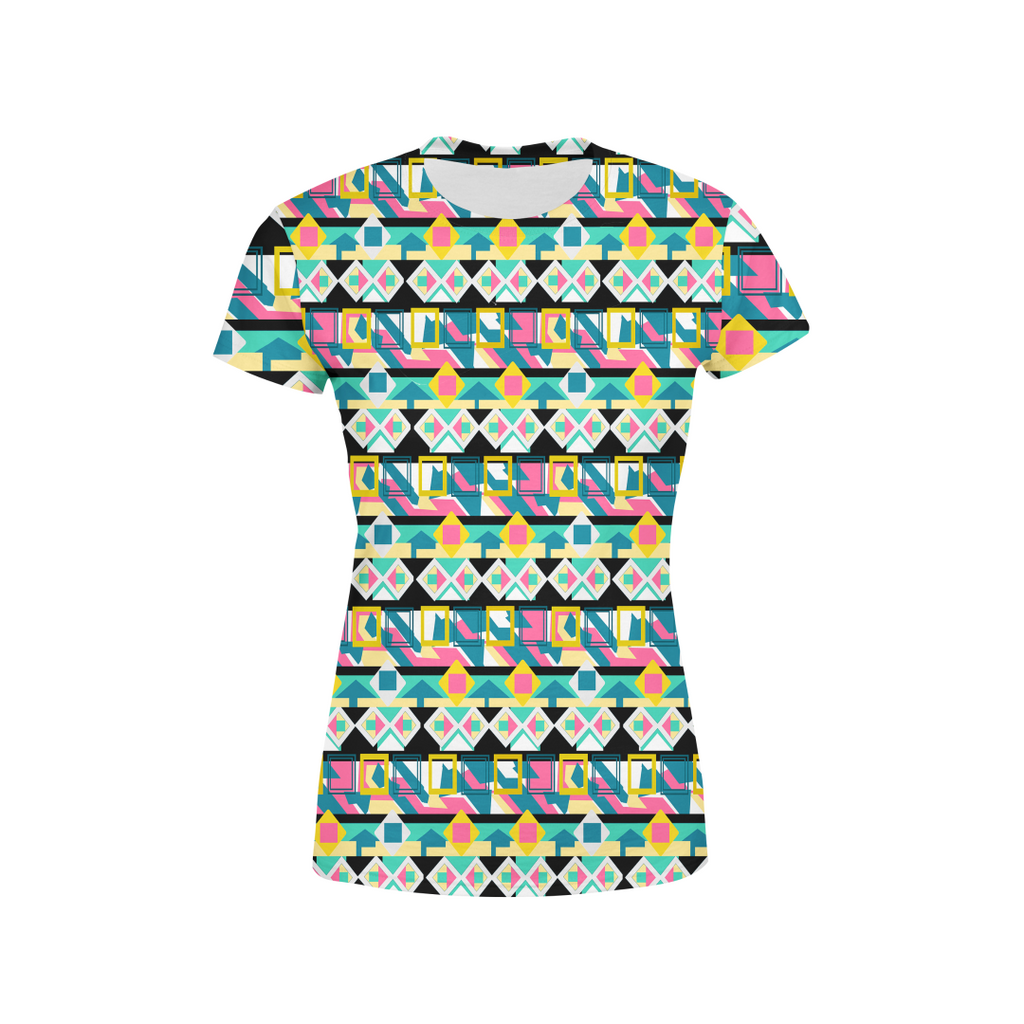 Women's Colorful Tribal T-Shirt