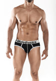 Malebasics Men's Cotton Fitted Contrast Hip Brief