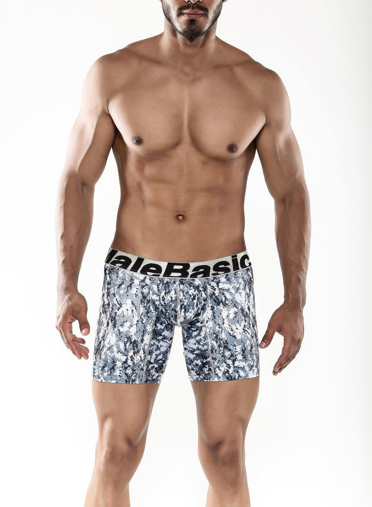 Malebasics Men's Performace Moisture Wicking Boxer Brief Camo