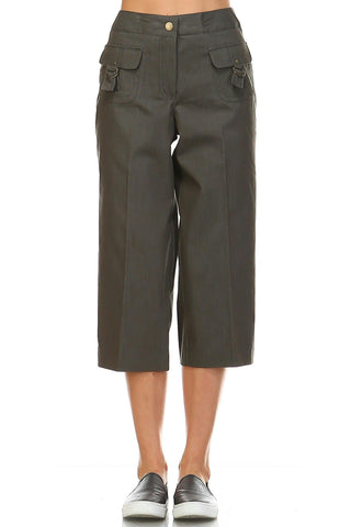 Larry Levine Stretch Capris