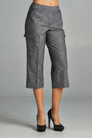 Women's Linen Capris