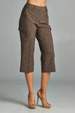 Women's Linen Capris