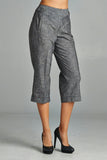 Women's Linen Capris