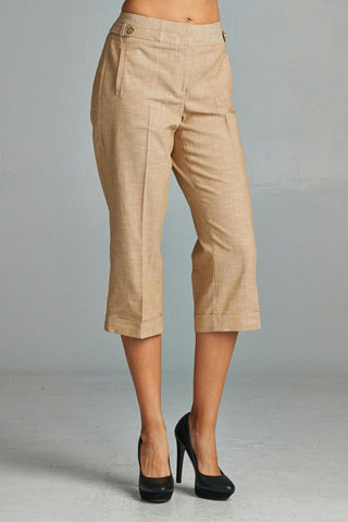 Women's Linen Capris