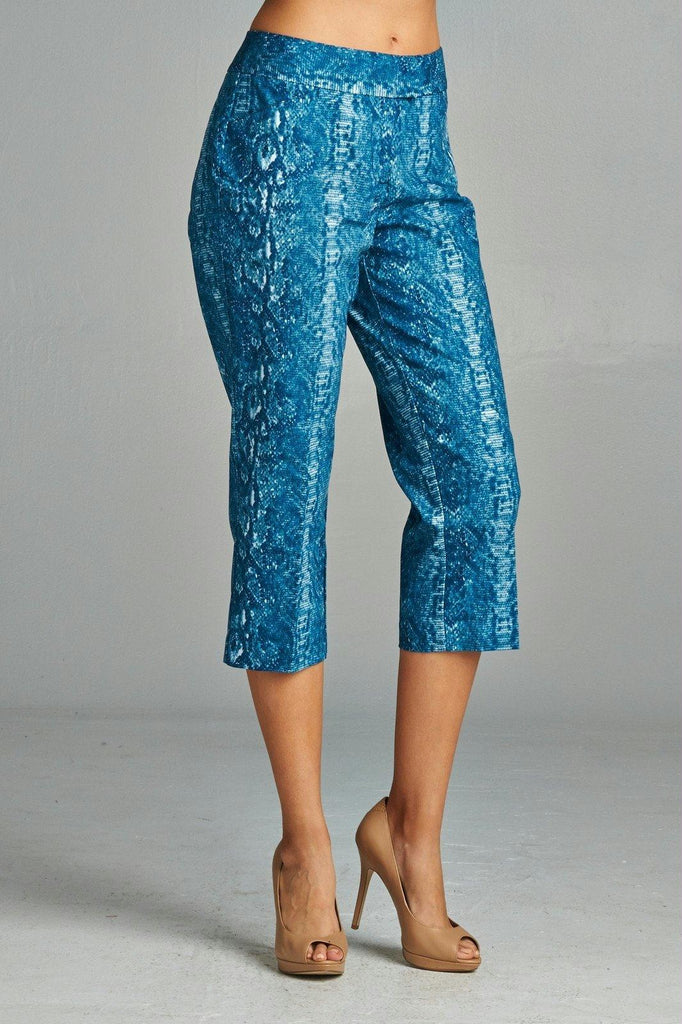Women's Printed Capris